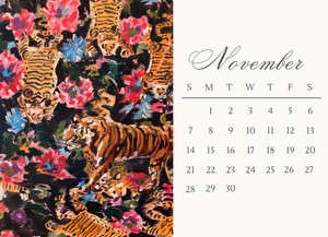 Chinoiserie 2027 Desk Calendar