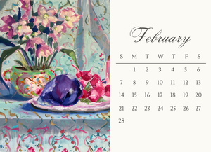 Chinoiserie 2027 Desk Calendar