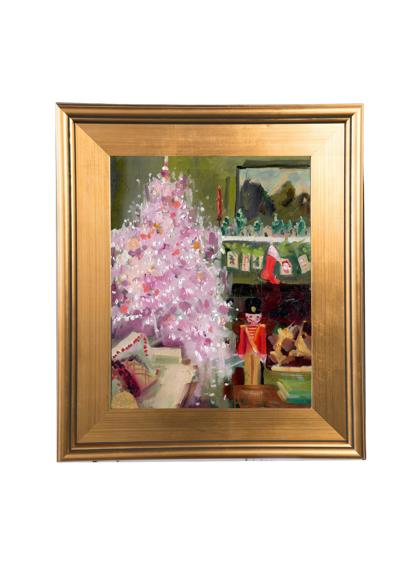 Framed Giclee Print - A Very Vintage Christmas