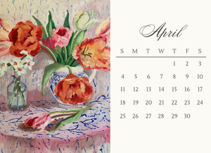 Chinoiserie 2027 Desk Calendar