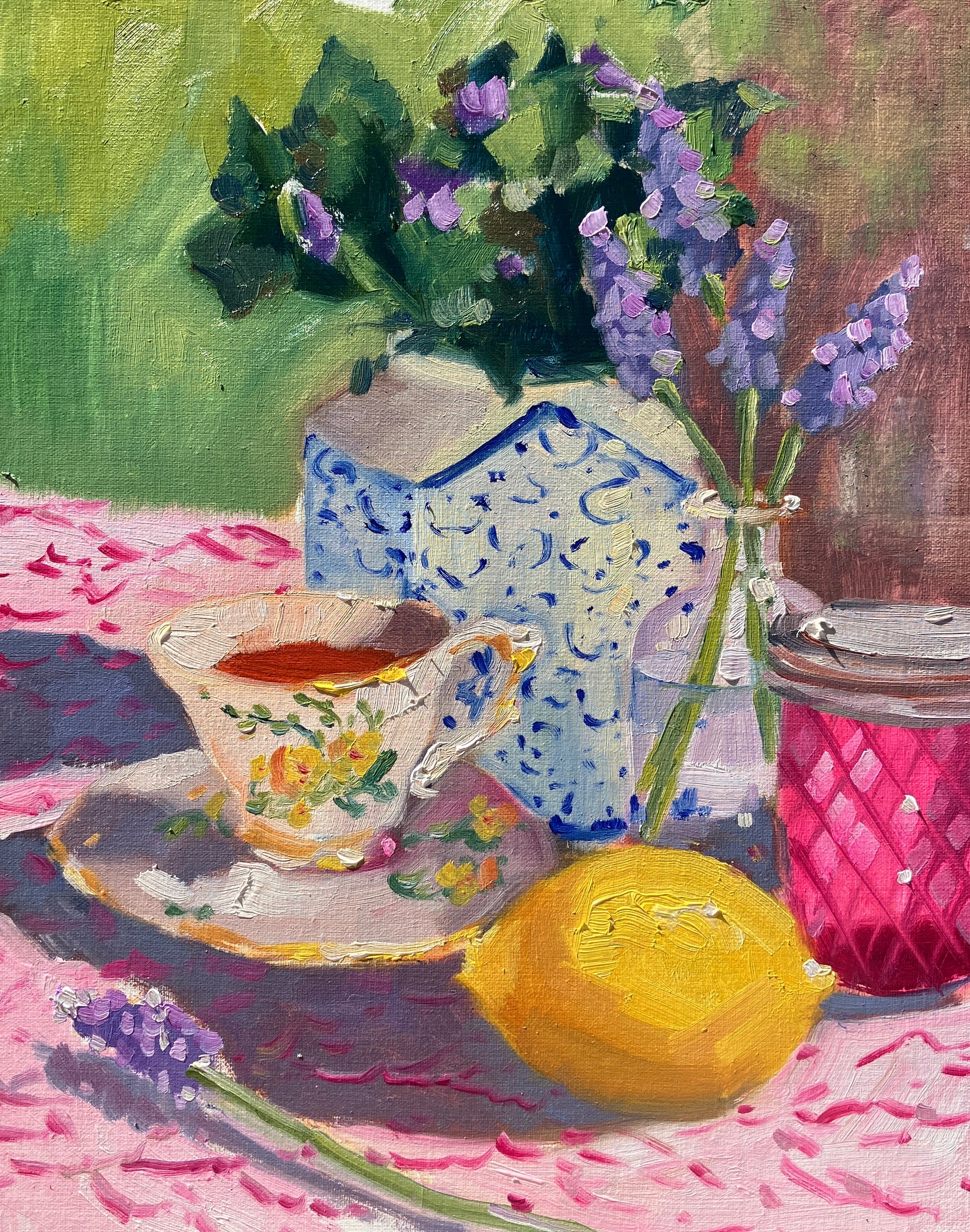 Wild Violet Jelly and Tea