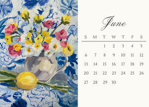 Chinoiserie 2027 Desk Calendar