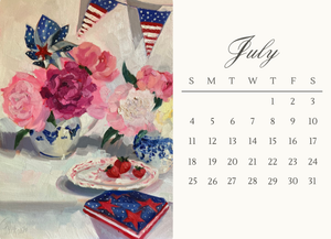 Chinoiserie 2027 Desk Calendar
