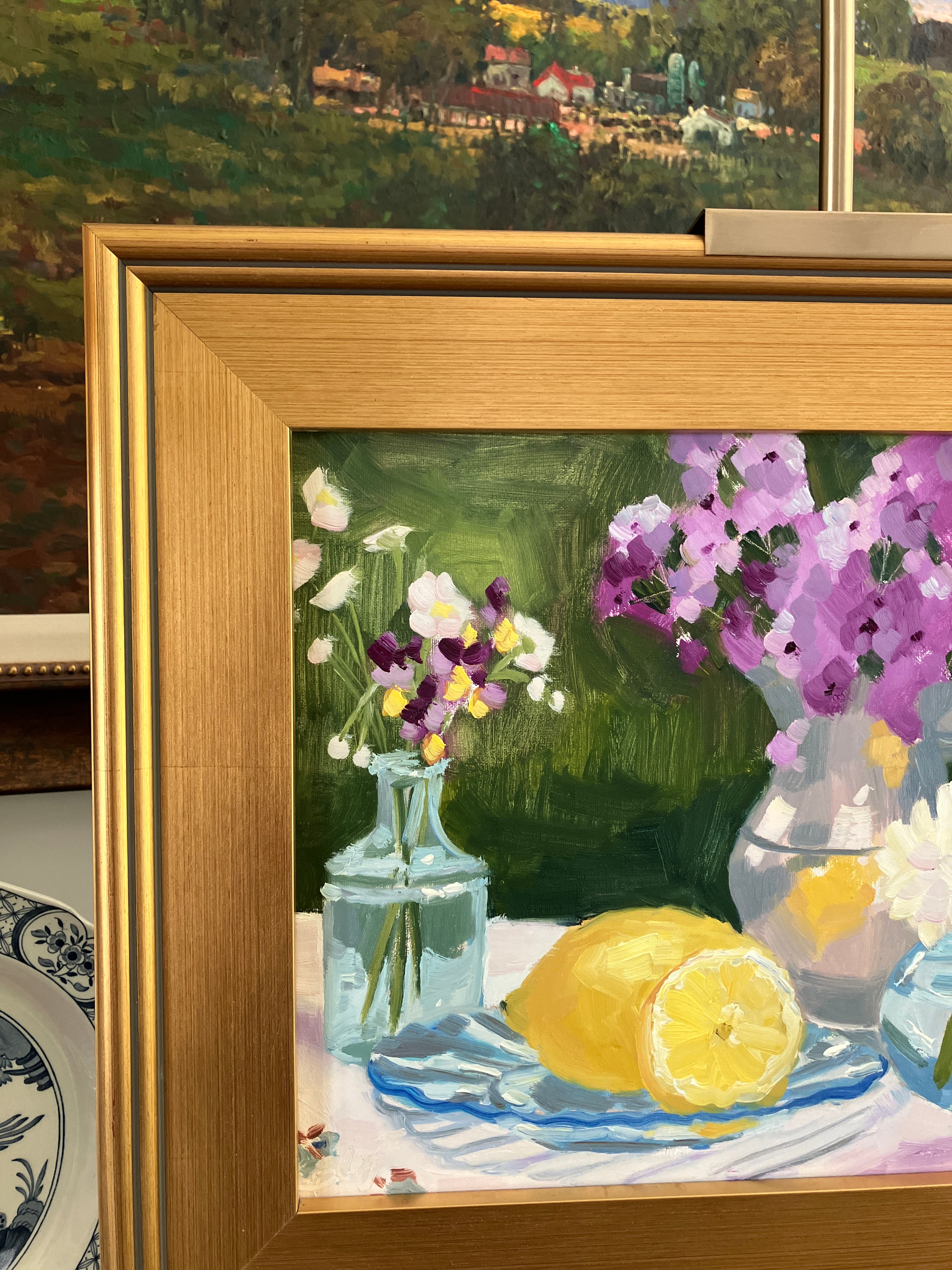 Wild Phlox and Dahlia with Lemon Tea