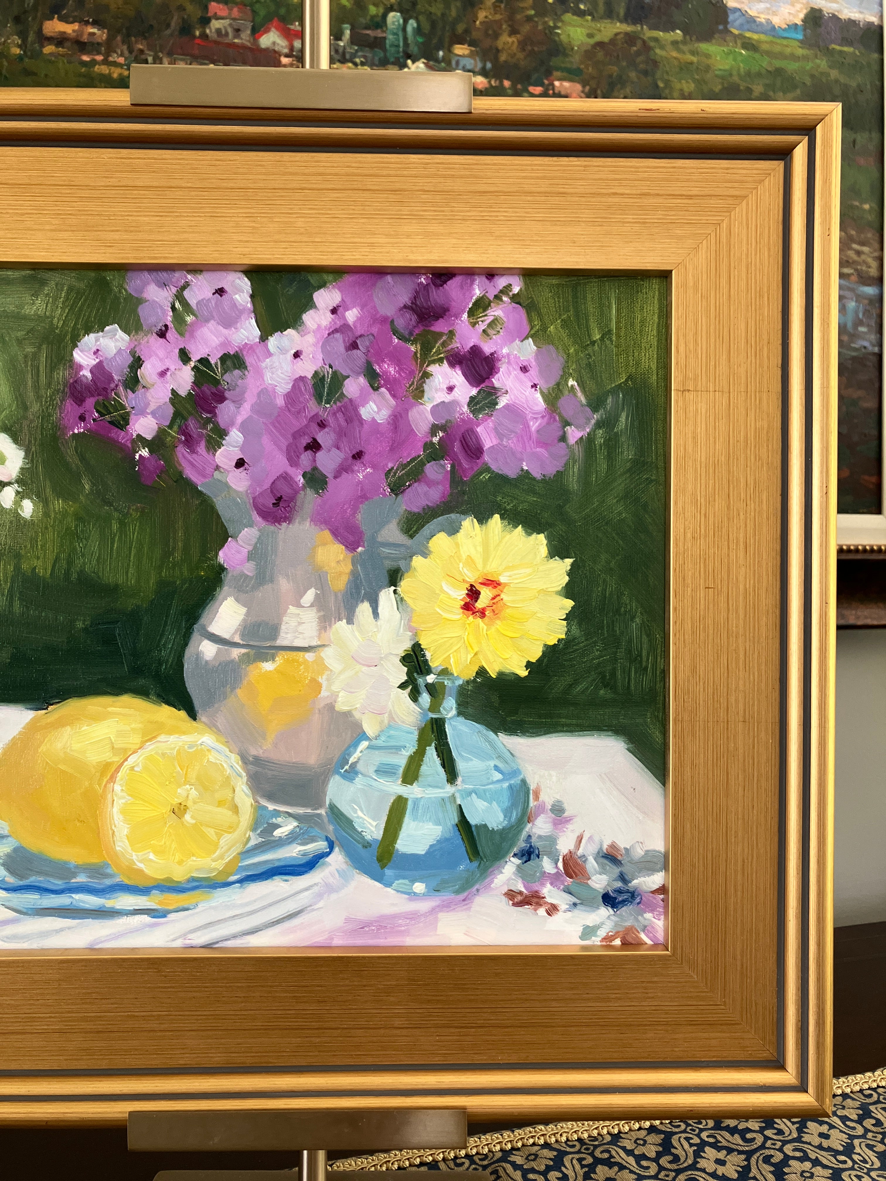 Wild Phlox and Dahlia with Lemon Tea