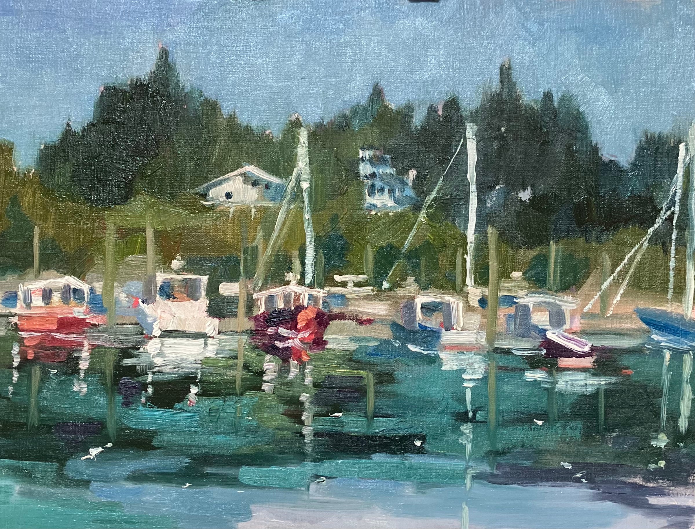 Tangle of Boats, Northeast Harbor, Maine