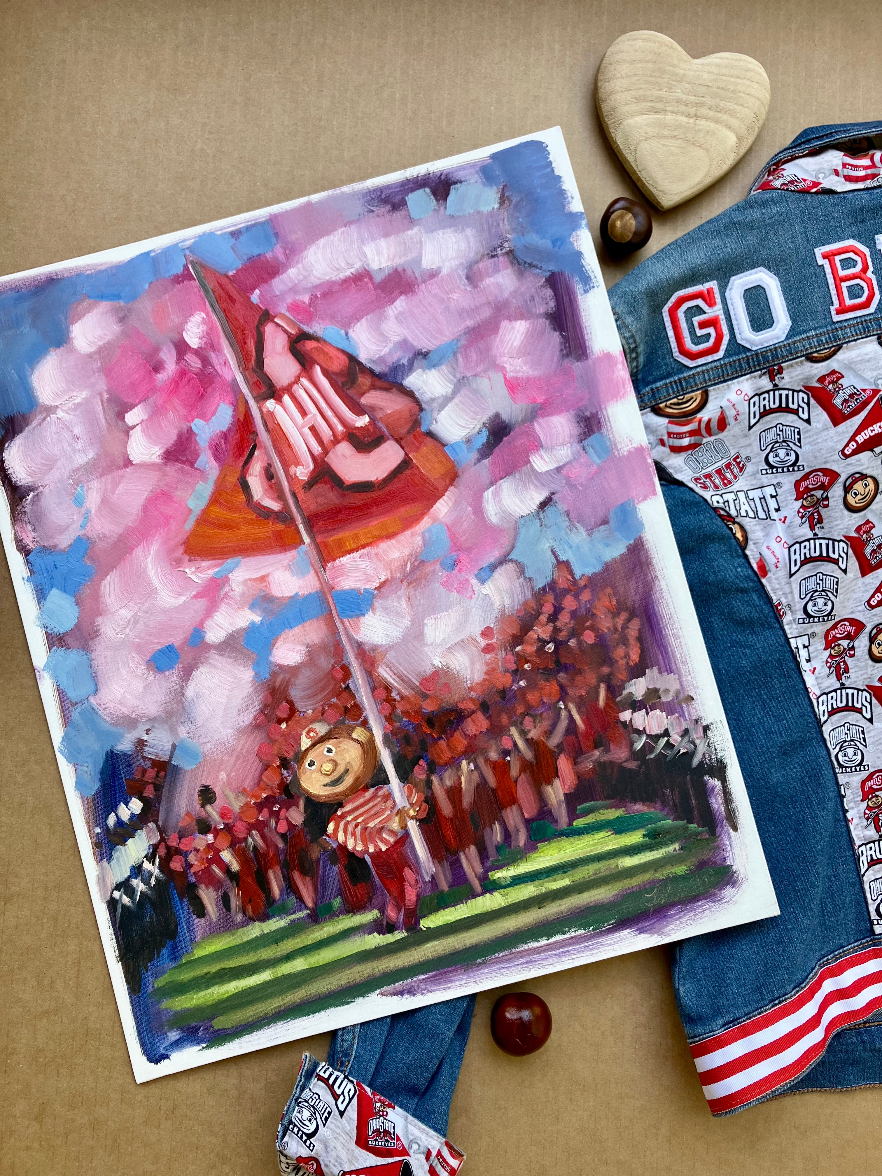 Ohio State Buckeyes Forever Print