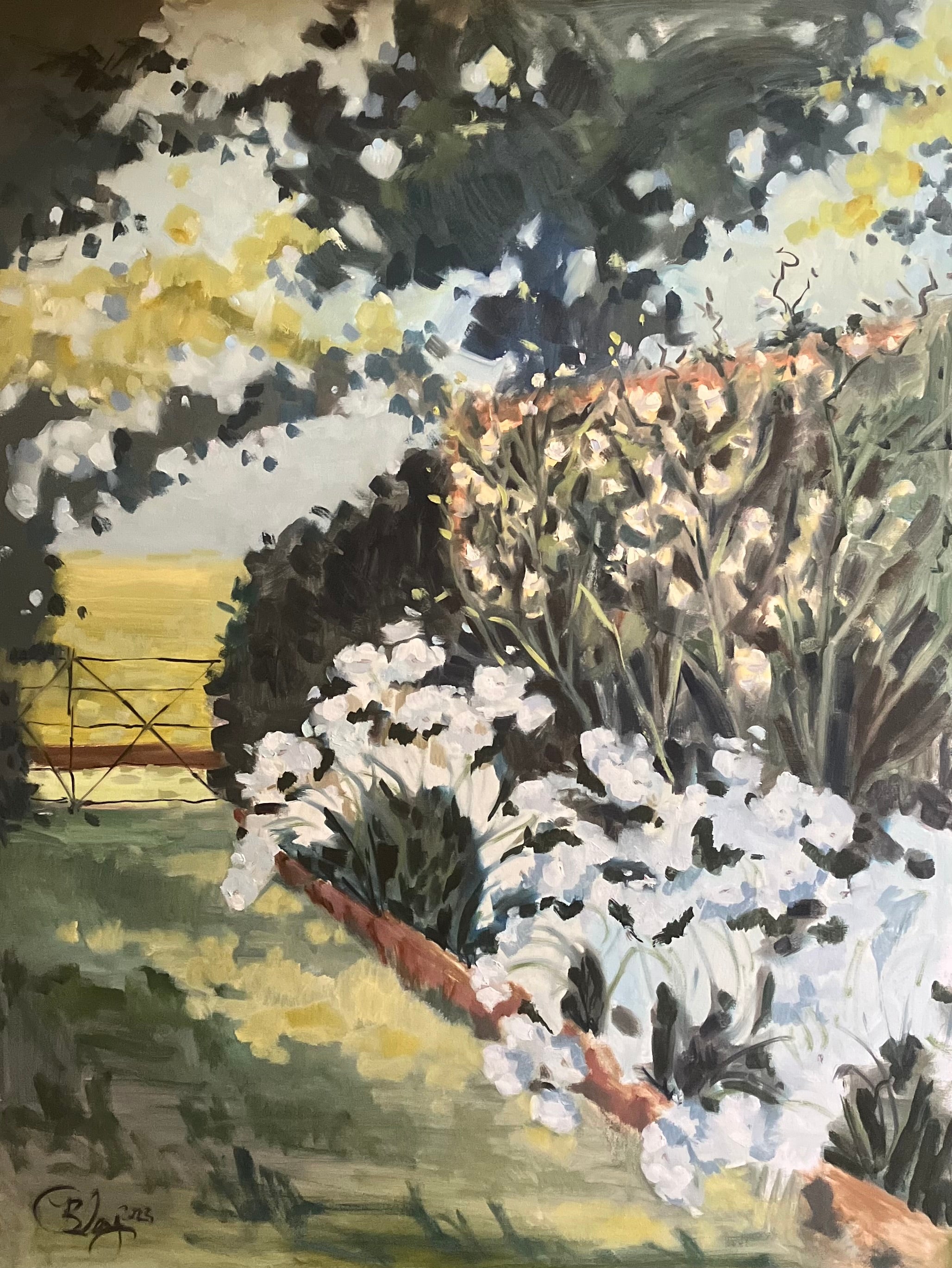 Secret Garden Original Oil Painting
