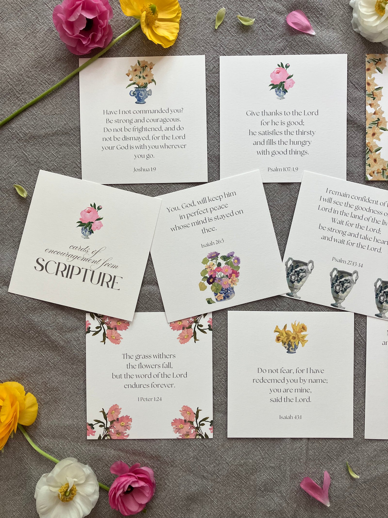 Scripture Cards for Encouragement
