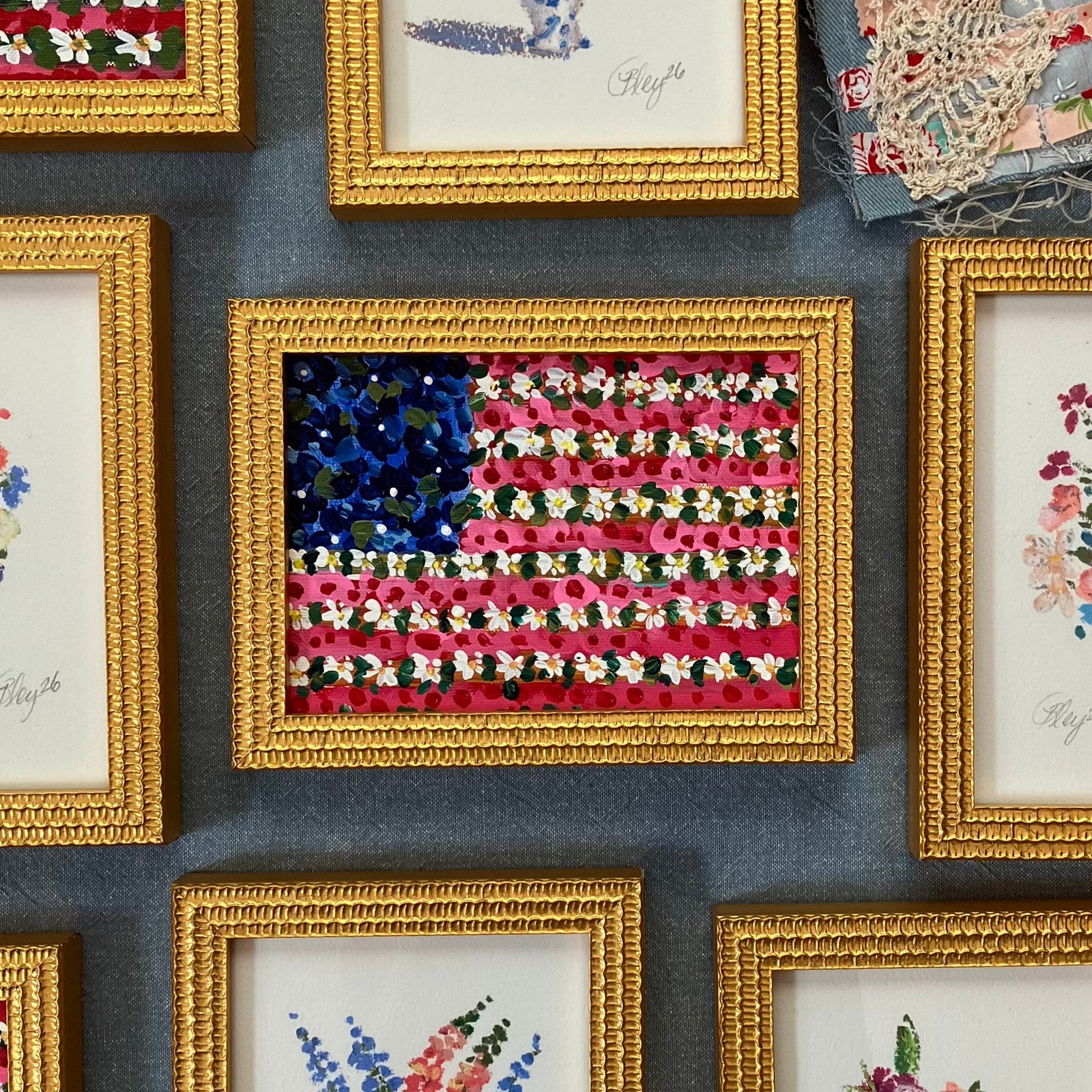 Sweet Land of Liberty 250 - Flag Painting