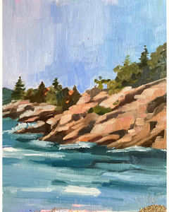 Sand Beach Towards Thunderhole, Acadia National Park, Maine