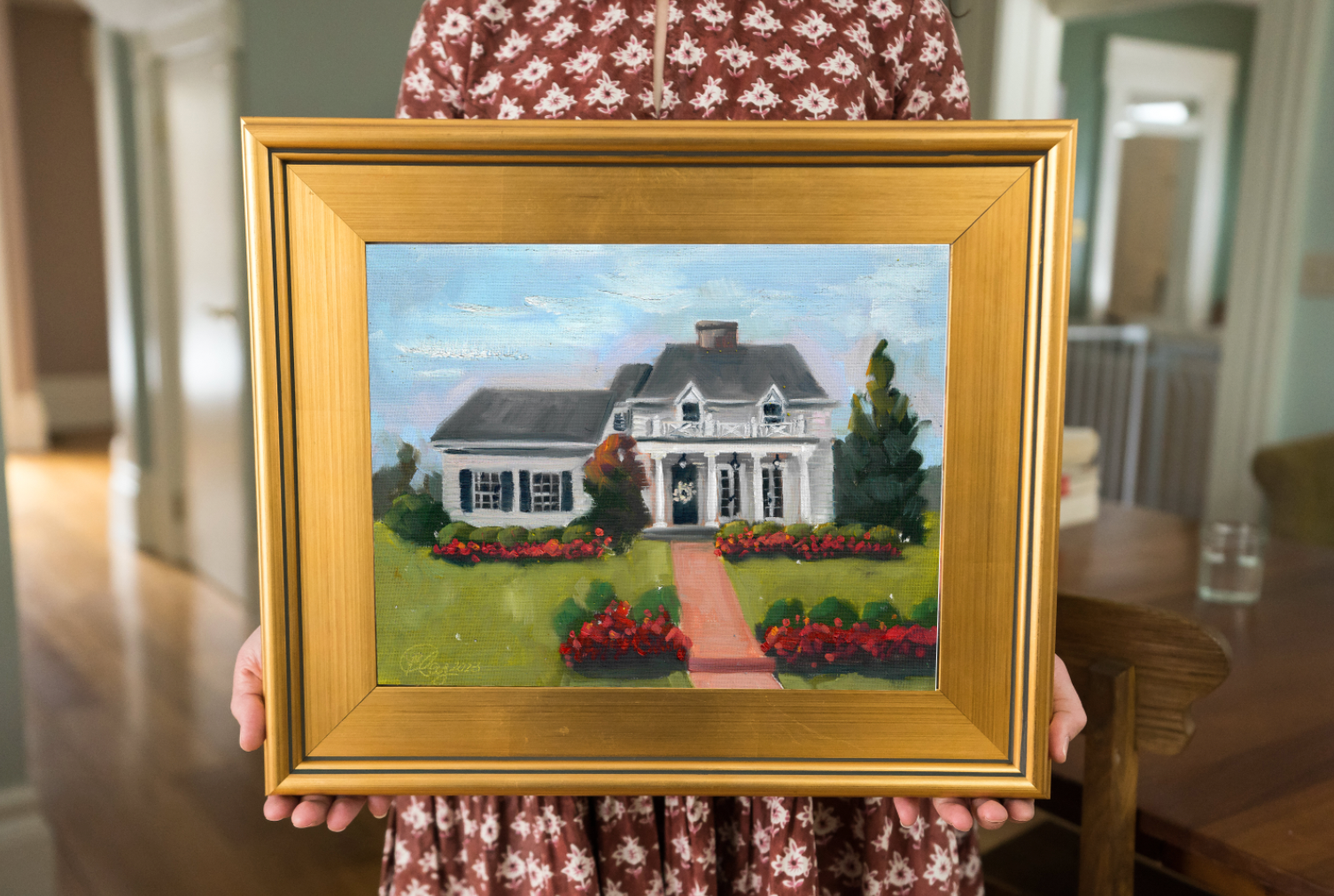 Custom Painting - Home Portrait