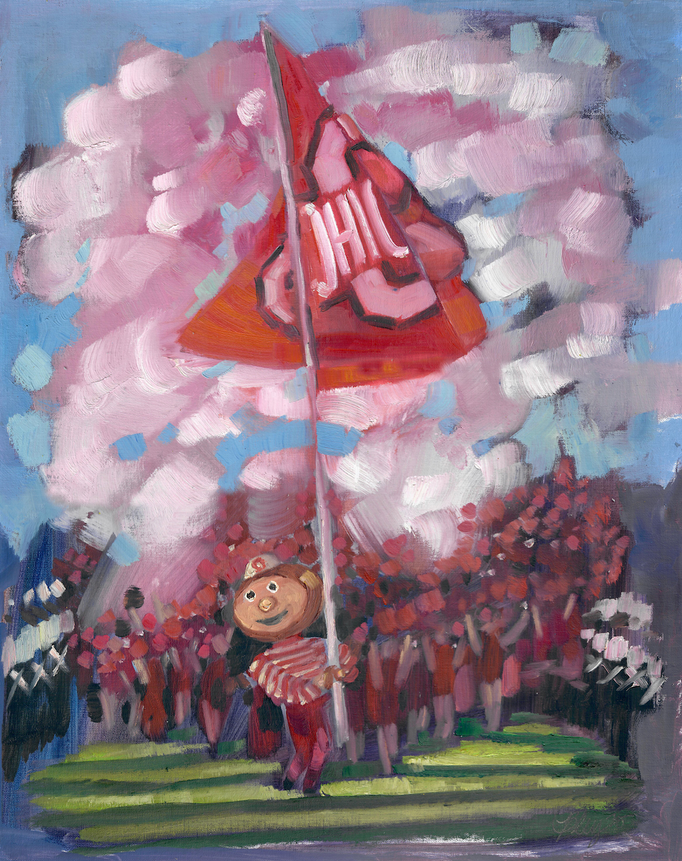 Brutus the Buckeye Giclee Print