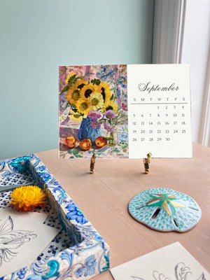 Chinoiserie 2027 Desk Calendar