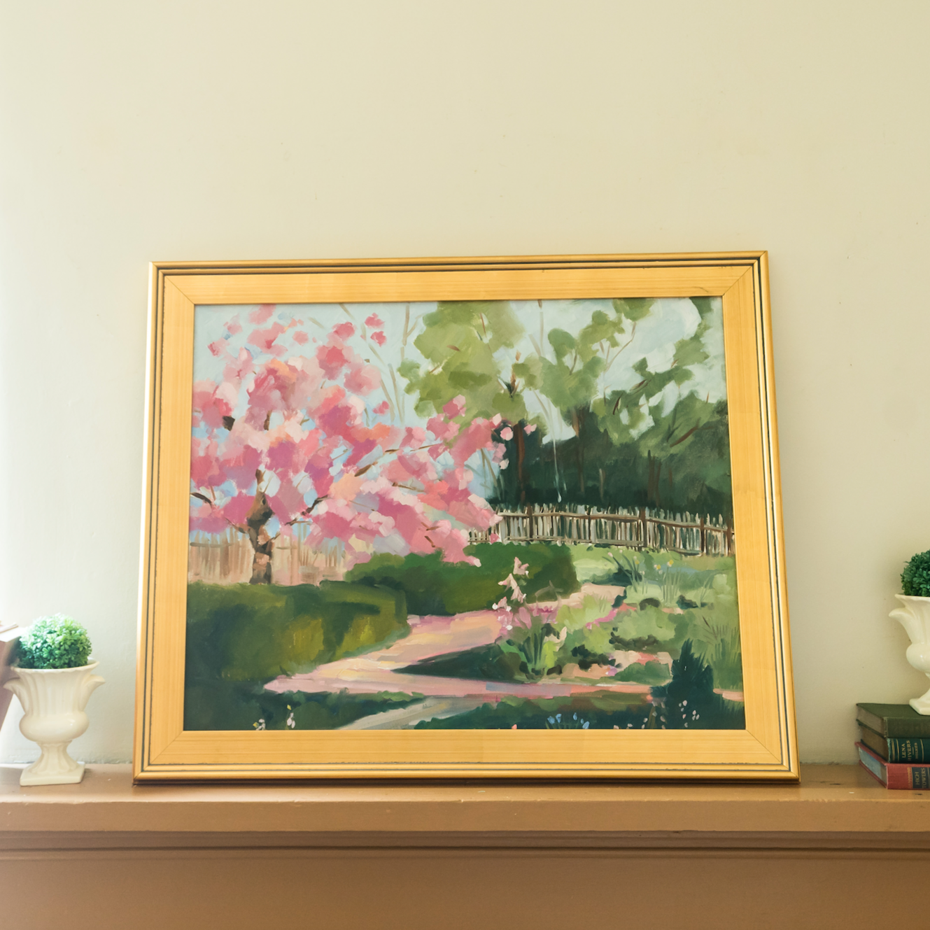 Cherry Blossom Time Original Oil Painting